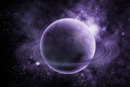Planets in fantastic space  Elements of this image furnished by NASAの写真素材