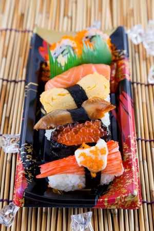 tasty Japanese sushiの写真素材