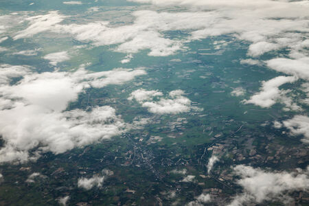 aerial view of the worldの写真素材