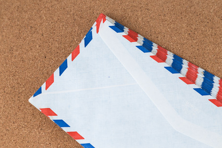 vintage mail envelopesの写真素材