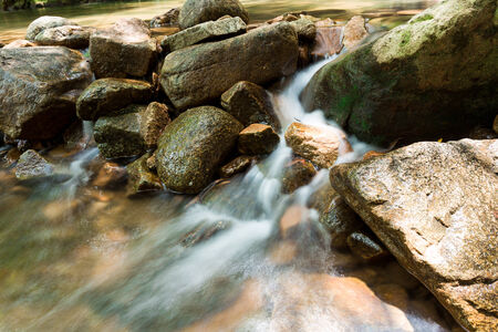 Waterfall in Thailandの写真素材