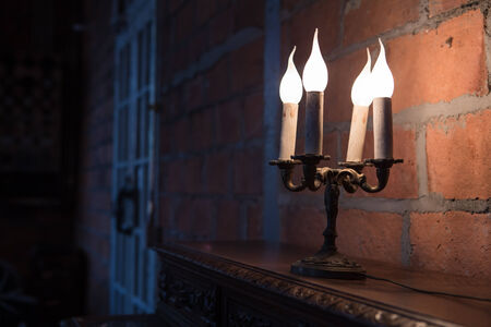 Artificial candlesticksの写真素材