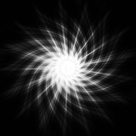 abstract black and white swirl line backgroundの写真素材