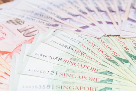 Singapore moneyの写真素材