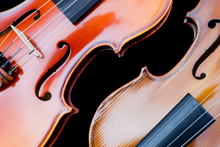 close-up violinの写真素材