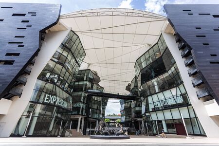 SINGAPORE - MARCH 2, 2015: Interior of Lasalle College of the Arts, Singapore. Lasalle College of...