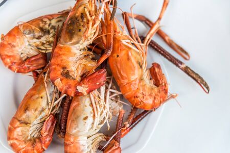 giant prawn grillの写真素材