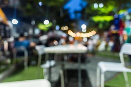 blurred bazaar tableの写真素材