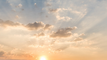 sunset skyの写真素材