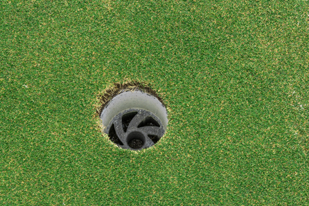 golf holeの写真素材