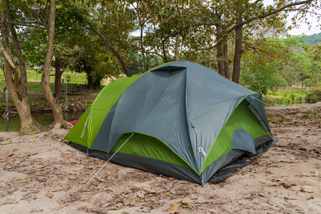 camping tentの写真素材