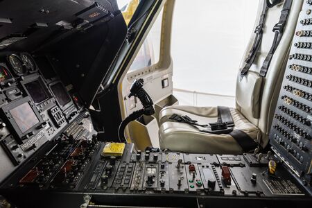 helicopter cockpitの写真素材