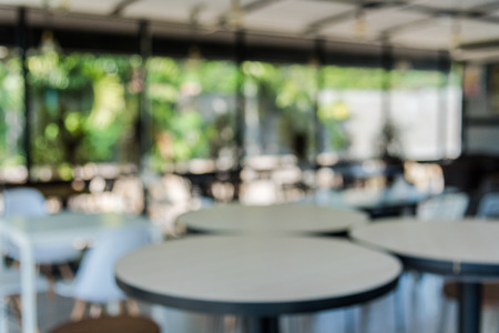 interior cafe blurredの写真素材