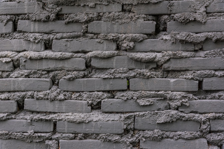 grey brick wall texture の写真素材