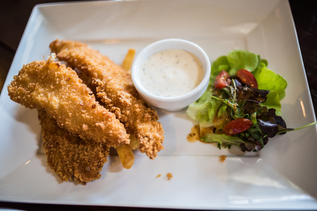 fish and chipsの写真素材