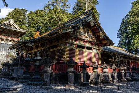 TOCHIGI, JAPAN - NOVEMBER 15, 2018: Day scene of Toshogu Shrine at Nikko, Tochigi Prefecture, Japanのeditorial素材