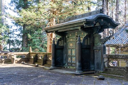 TOCHIGI, JAPAN - NOVEMBER 15, 2018: Day scene of the inner shrine of Toshogu Shrine  at Nikko, Tochigi Prefecture, Japanのeditorial素材