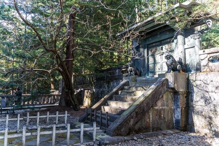 TOCHIGI, JAPAN - NOVEMBER 15, 2018: Day scene of the inner shrine of Toshogu Shrine  at Nikko, Tochigi Prefecture, Japanのeditorial素材
