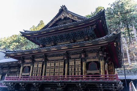 TOCHIGI, JAPAN - NOVEMBER 15, 2018: Day scene of Taiyuin temple at Nikko, Tochigi Prefecture, Japanのeditorial素材