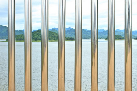 Kaeng Krachan Dam of view terrace