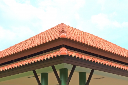 Roof tilesの写真素材