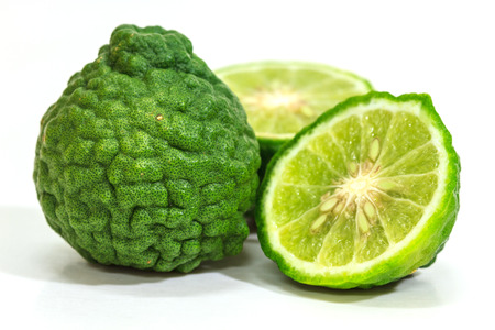 Bergamot isolated white background close up