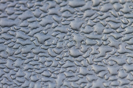 water drops background on metalの写真素材