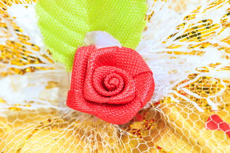 Close up Plastic roses for  Valentine's Dayの写真素材