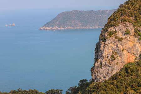 beautiful tropical sea in summer, beach island and the sea in Thailandの写真素材