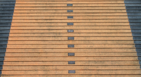 Staircase Cement in the park, architecture and construction の写真素材