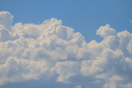blue sky with white clouds. can be used as background