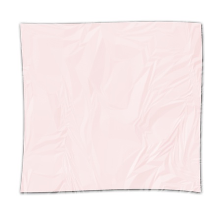 pink paper on white backgroundのイラスト素材