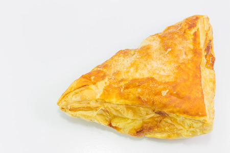 Chicken pie is a pie consisting of a  chicken meat and gravyの写真素材