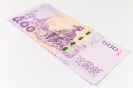 Close up of Thai money , Thailandの写真素材