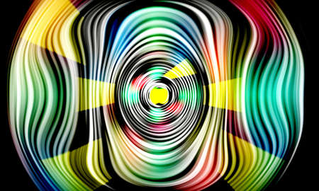 abstract digital background isolate on black background