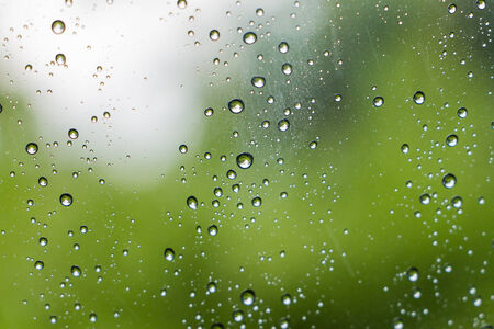 Drop of water on mirror