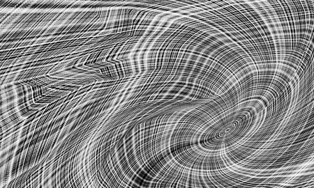 Abstract background  black and white spiral optical illusionの写真素材
