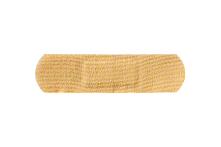 Fabric Plaster is isolated on white background
