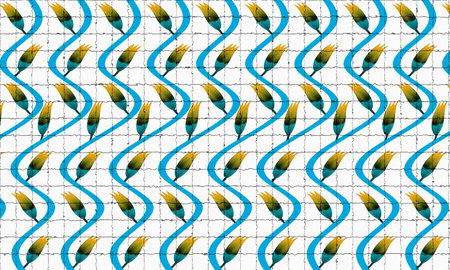 Abstract background, Flowers pattern on background