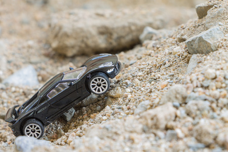 CHIANG MAI THAILAND  APRIL 25 2015: Car small toys Miniature representation of porsche on white background produced as children toysのeditorial素材