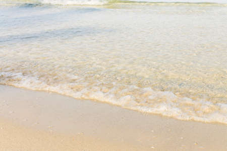 Beautiful  beach with wave at kood island,Thailandの写真素材