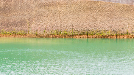 Grand canyon chiang mai ,quarry pond for swimming lake at  Chiang Mai, Thailandの写真素材