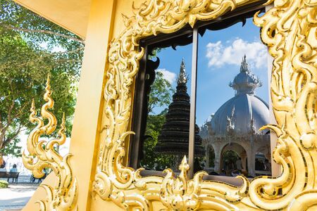 CHIANG RAI, THAILAND - OCT 30 : Wat Rong Khun The art in the style of a Buddhist temple in Chiang Rai, Thailand on October 30, 2015のeditorial素材