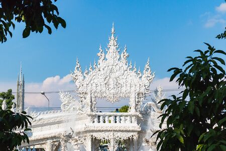 CHIANG RAI, THAILAND - OCT 30 : Wat Rong Khun The art in the style of a Buddhist temple in Chiang Rai, Thailand on October 30, 2015のeditorial素材