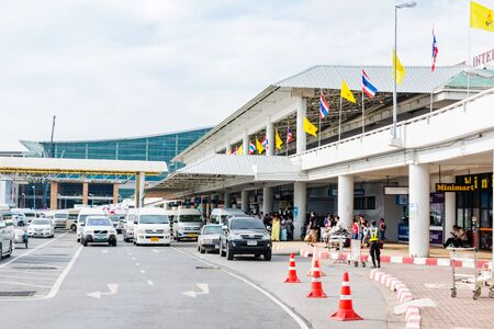 PHUKET, THAILAND - DECEMBER 16 : Phuket International Airport. The airport plays a major role in Thailand's tourism industry, At Phuket Island south of Thailand on DECEMBER 16 ,2015のeditorial素材