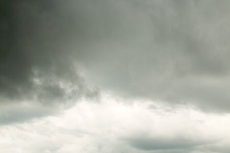 Stom clouds in sky many stormsの写真素材