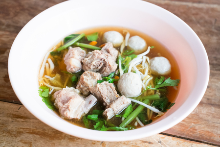 Ekaehla chinese clear soup with Braised pork, Braised pork Clear Soupの写真素材