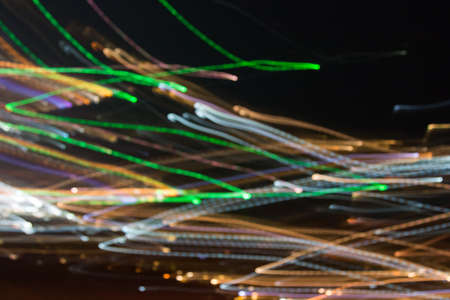 Abstract background of Blurry colorful of motions lights