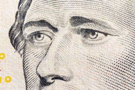 American dollars banknotes. commercial and banking concept.の写真素材