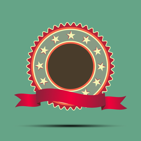 Premium Quality Labels. Design elements with retro vintage design , vector illustration&#xA;のイラスト素材